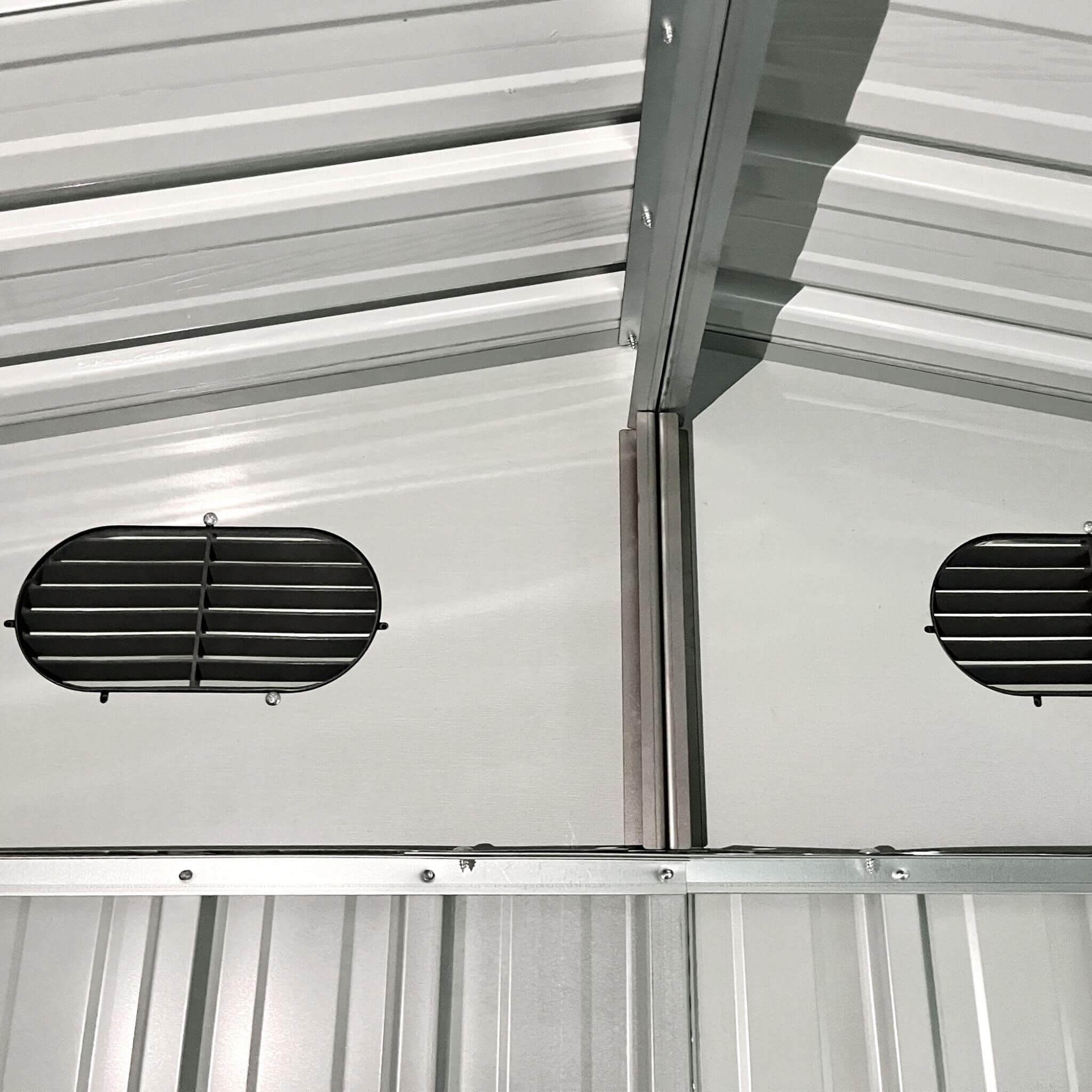 [08x10FT] Large Outdoor Metal Storage Tool Shed With Window And Lockable Doors (SAK32987)