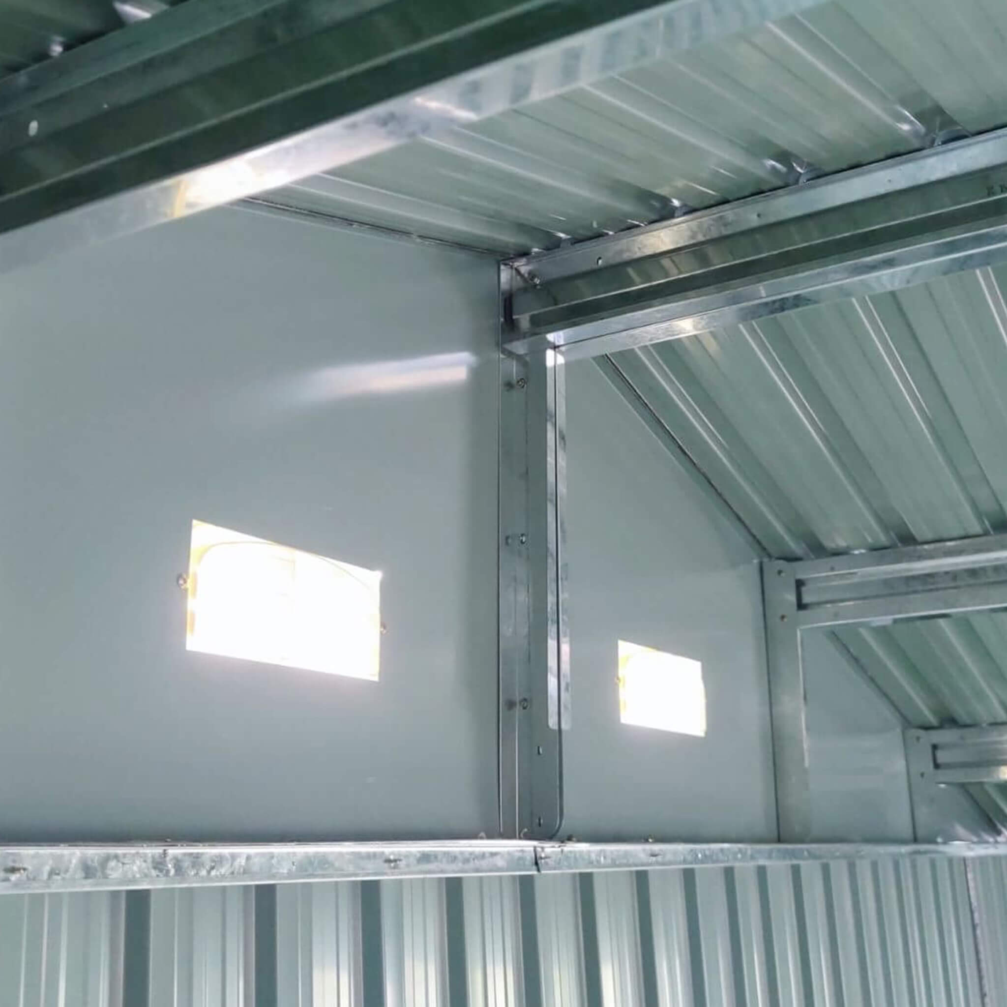 [13x20FT] Large Heavy Duty Outdoor Metal Storage Shed With Double Doors (SAK65331)