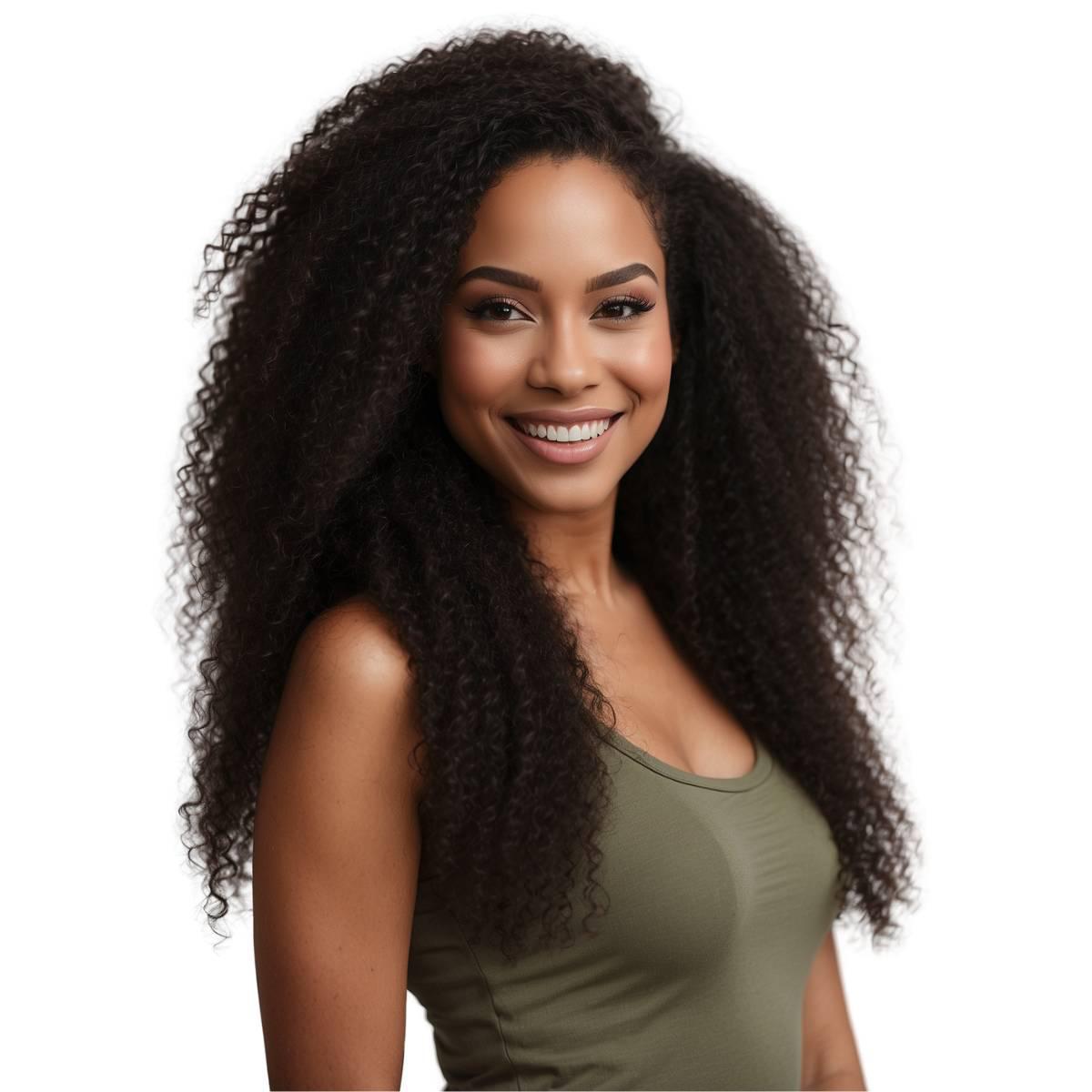 Jerry Curl Clip-In 100% Human Hair Extensions