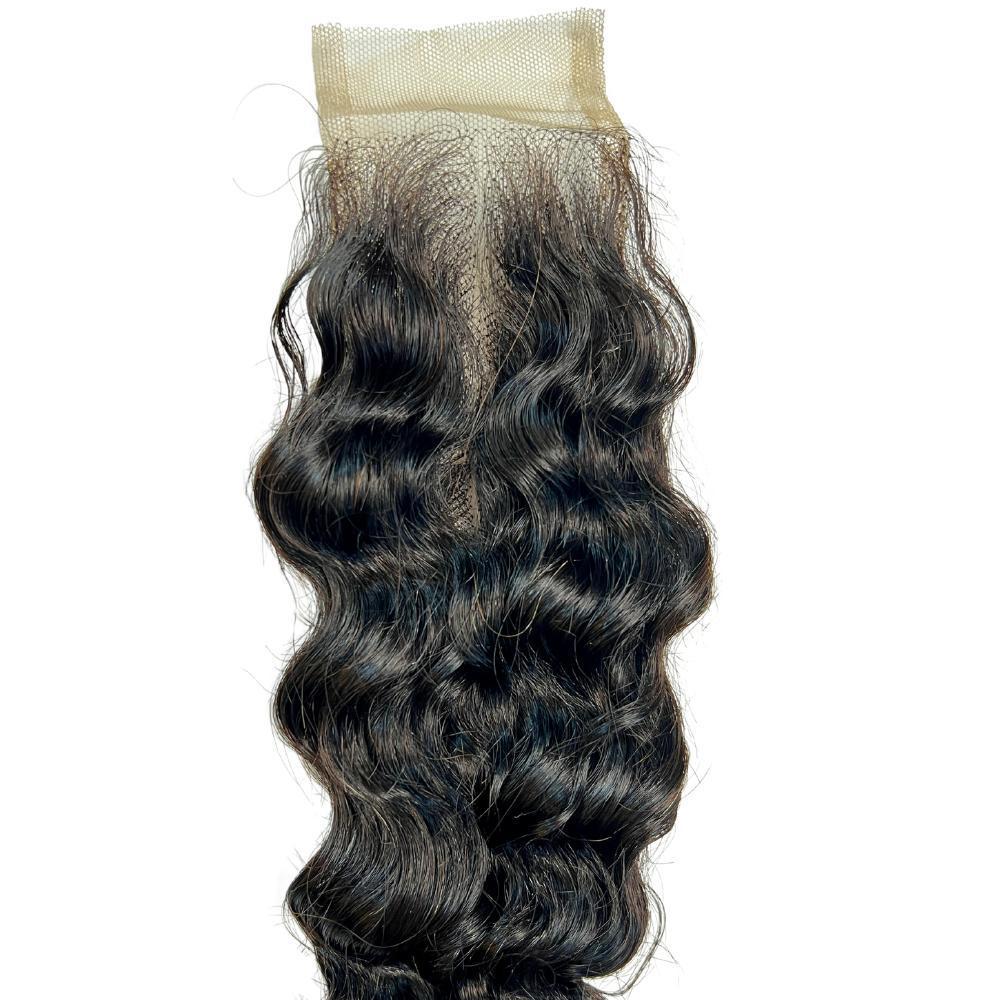 Deep Wave 2x6 Transparent Lace Human Hair Closure