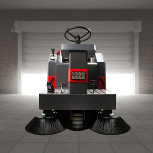49" Heavy Duty Electric Industrial Ride-On Floor Sweeper With Dust Bin, 1400W (92718463)