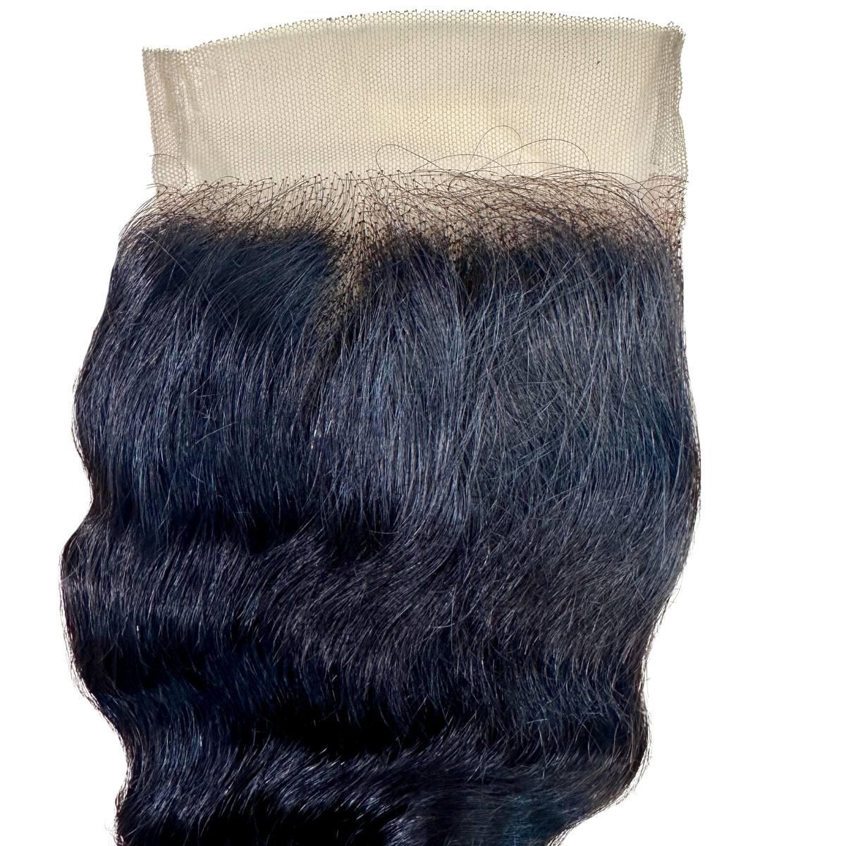 Loose Wave 4x4 Transparent Lace Human Hair Closure