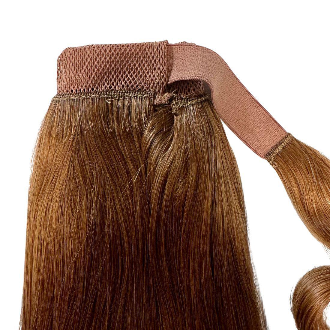 Auburn 100% Human Hair Ponytail Extension