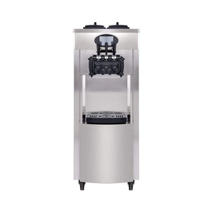53" Freestanding 3-Flavors Commercial Soft Serve Yogurt Ice Cream Machine Maker With Auto Clean (SAK74031)