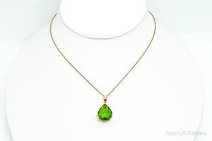 Designer STAUER Period Gold Vermeil Sterling Silver Necklace