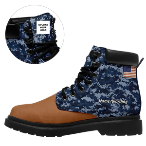 Personalized Flag Boots, Custom America Flag, Patriotic Boots,1921-23020120