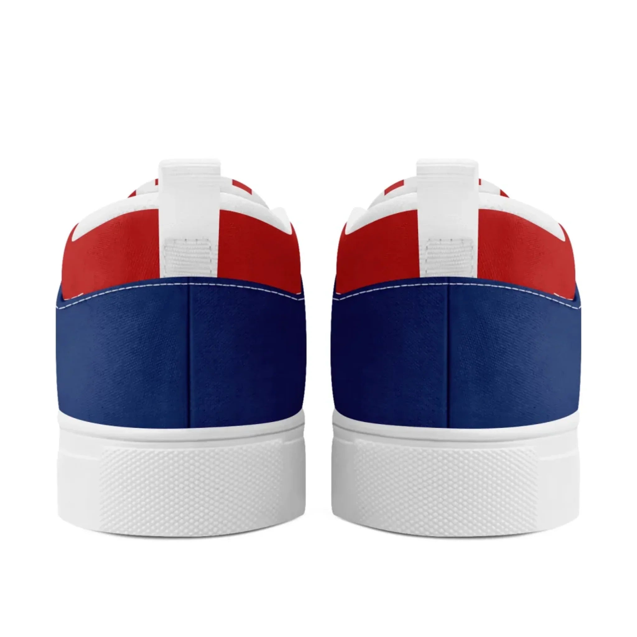 Personalized America Flag Sneakers, Custom Patriotic Slip On Shoes, Pride Unisex Canvas Shoes