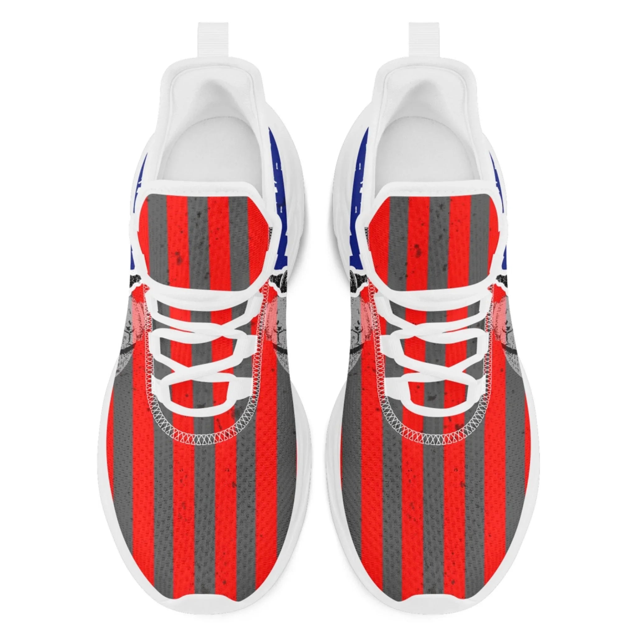 Personalized America Flag Sneakers, Custom Eagle, Star Print Shoes, Breathable and Comfortable Unisex Patriotic Shoes