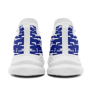 Personalized America Flag Sneakers, Custom Eagle, Star Print Shoes, Breathable and Comfortable Unisex Patriotic Shoes