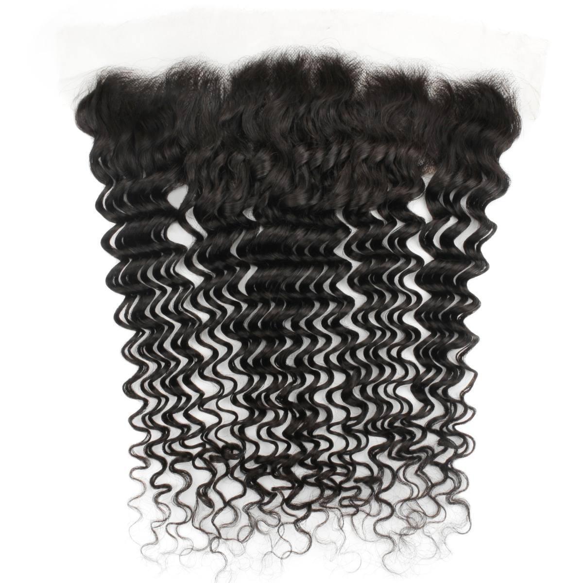 Deep Wave 13x4 HD Lace Human Hair Frontal