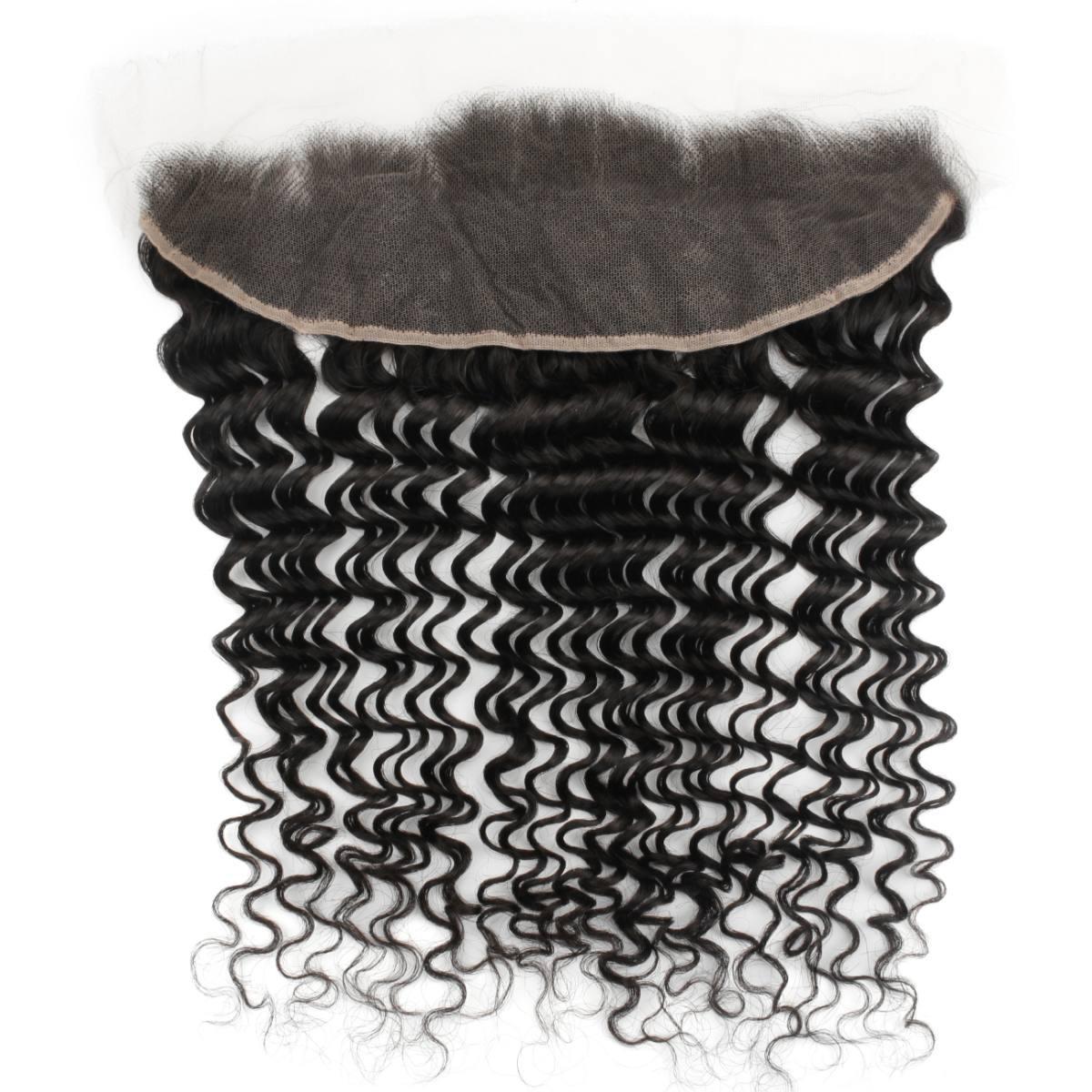 Deep Wave 13x4 HD Lace Human Hair Frontal