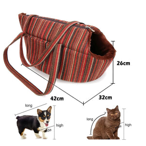 Pets Carrier for Cat Carrying Bag for Cat Backpack Panier Handbag for Cats Travel Plush Cats Bag Bed Puppy Pet Cat Accessories