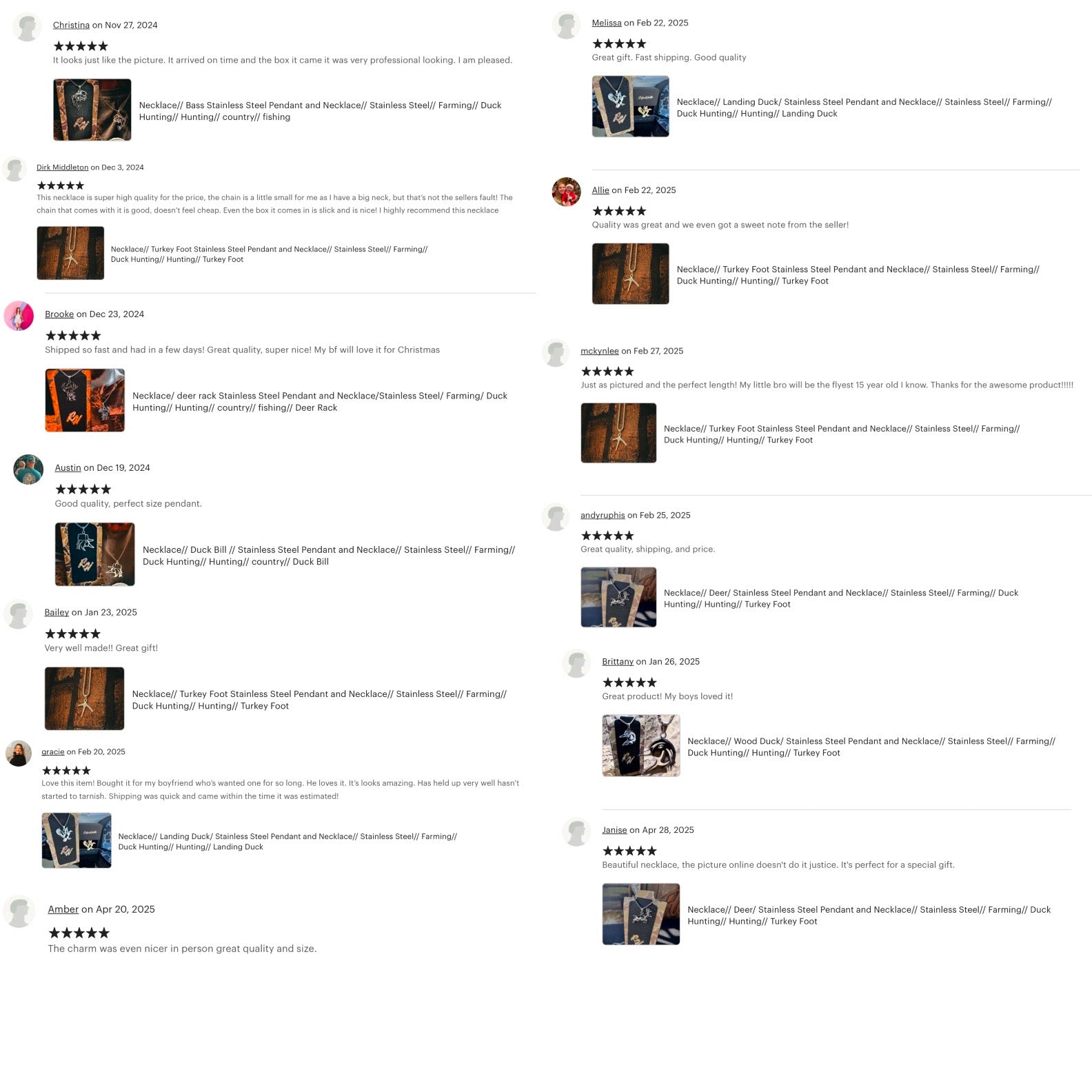 Louisiana- Stainless Steel Necklace and Pendant States Series