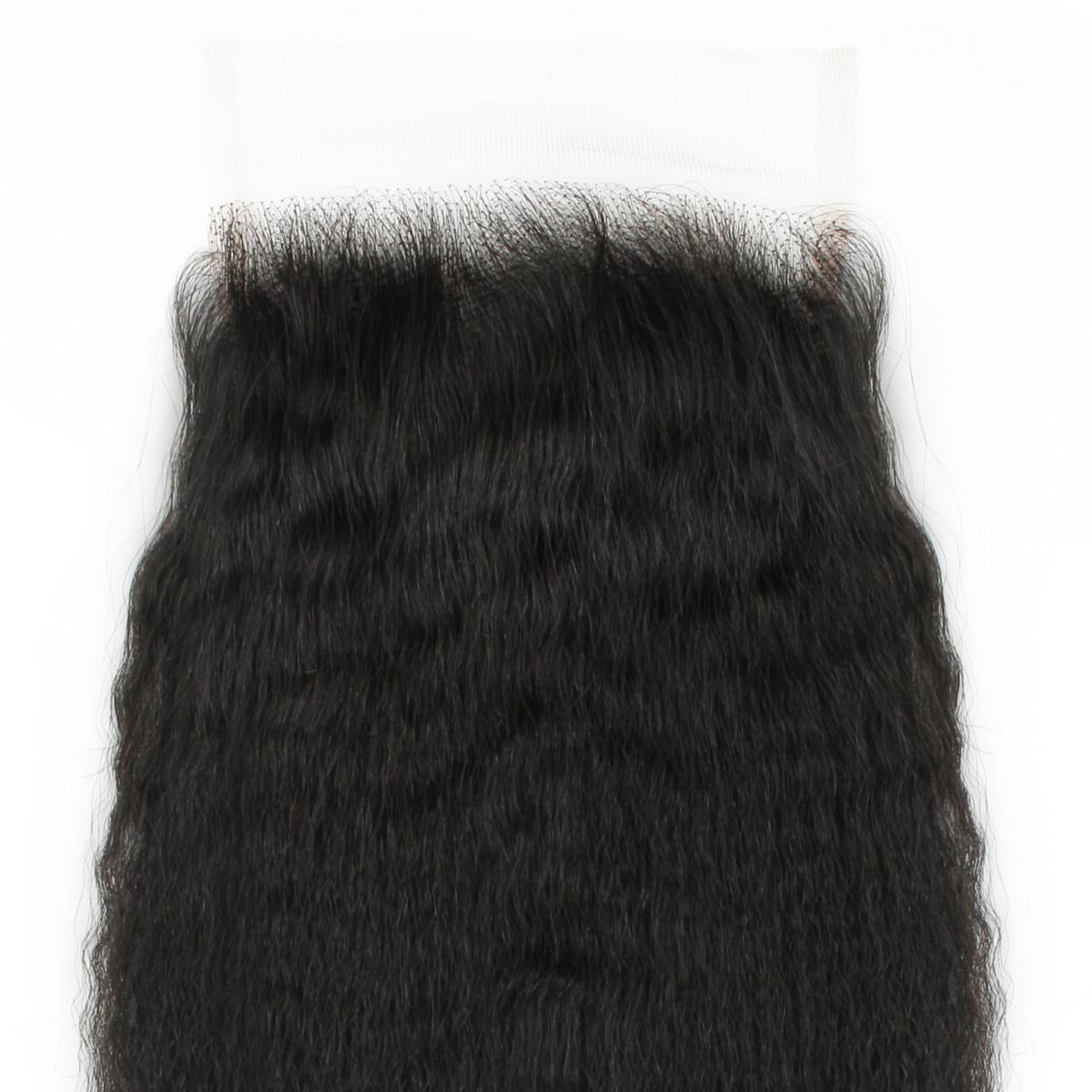 Kinky Straight 5x5 HD Lace Human Hair Closure