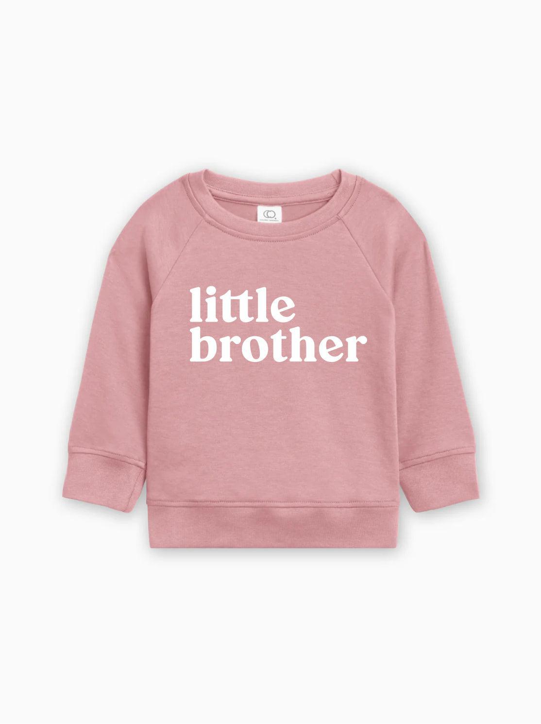 Little Brother Organic Cotton Baby Toddler Boy Pullover (Serif)