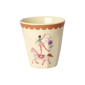Melamine Kids Cups in Fun Fair Pink Prints - Small - 6 pcs. in Gift Box -