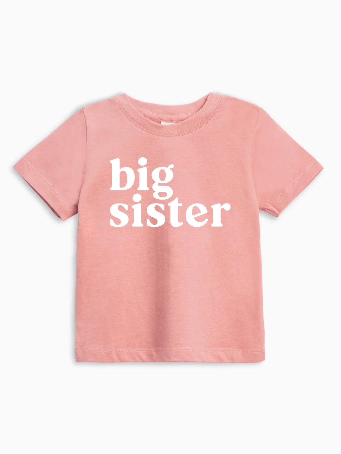 Big Sister Organic Cotton Baby And Kids Tee (serif)