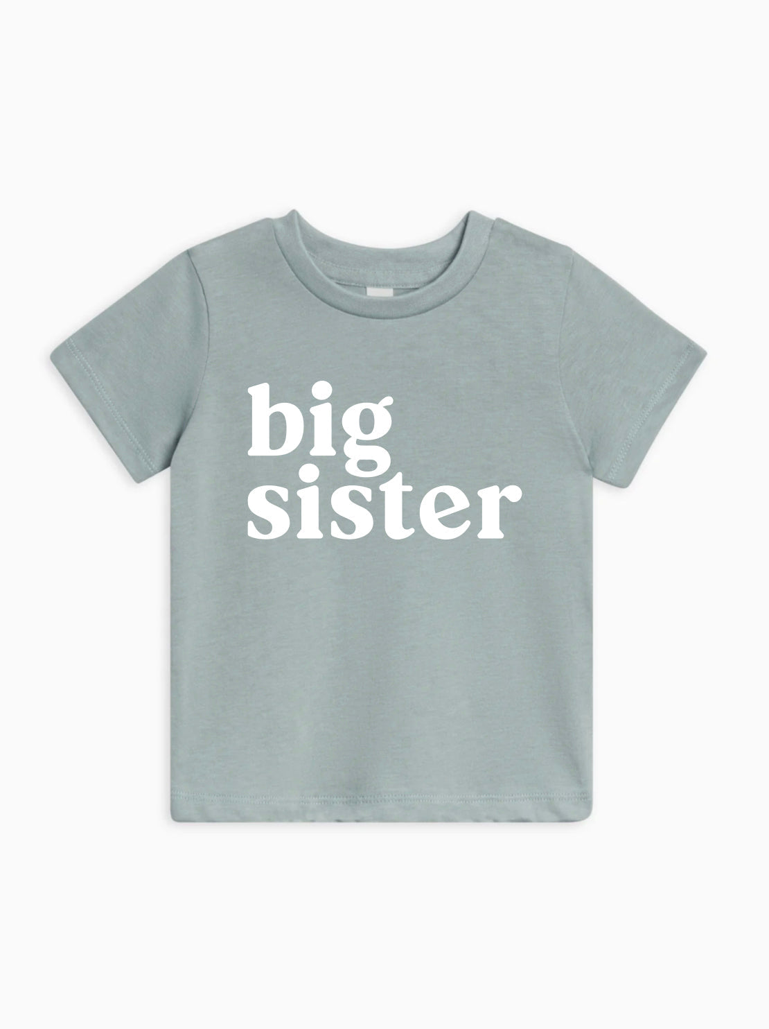 Big Sister Organic Cotton Baby And Kids Tee (serif)