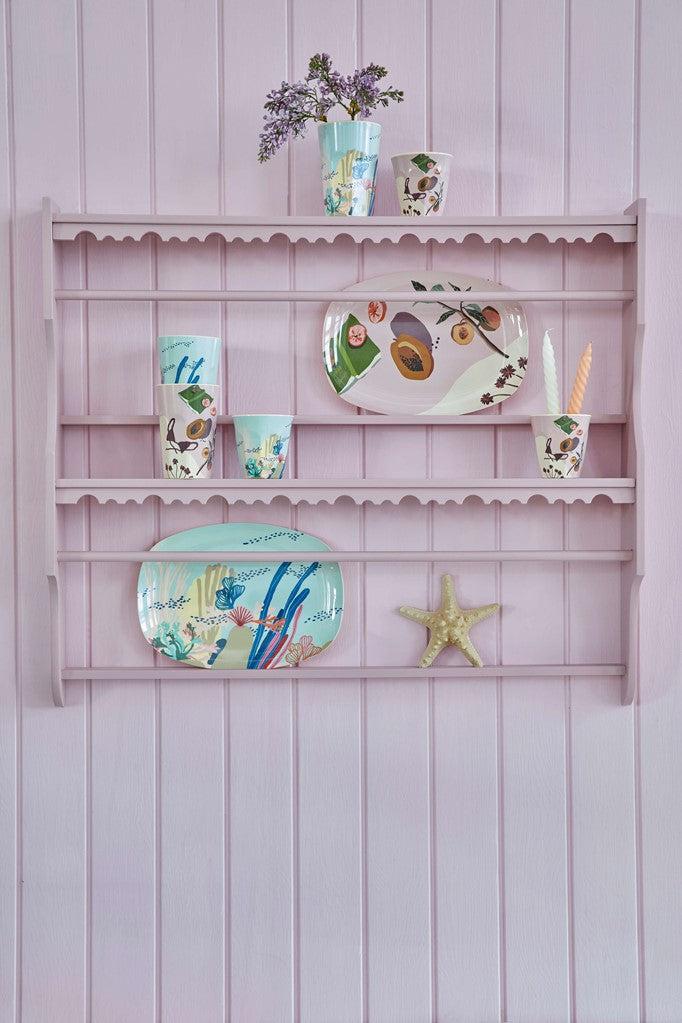 Melamine Rectangular Plate | Australian Summer Print