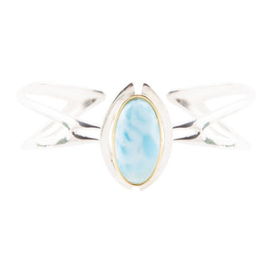 Shine Bright Larimar Cuff Bracelet