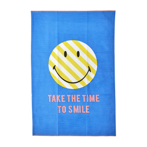 Cotton Tea Towel - Blue - Smiley®