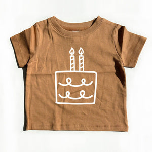Two 2st Birthday Cake Toddler Organic Tee