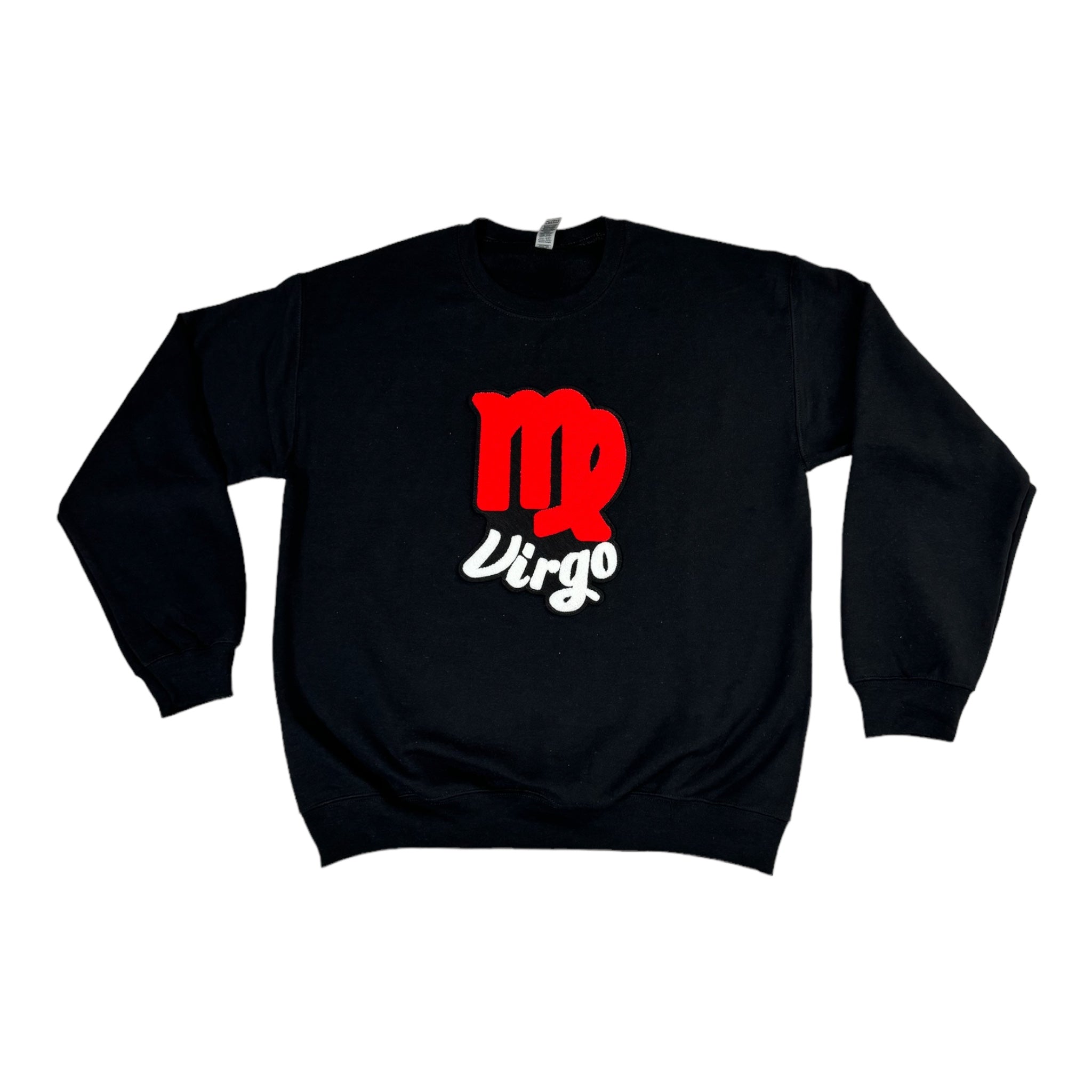 Virgo Sign Sweatshirt Red/Black