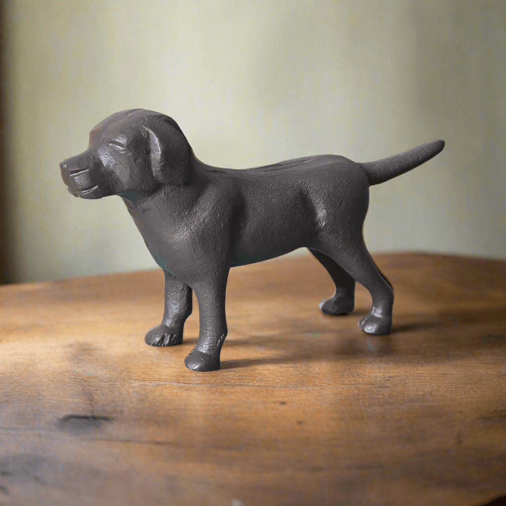 Antique Cast Iron Dog Figurine