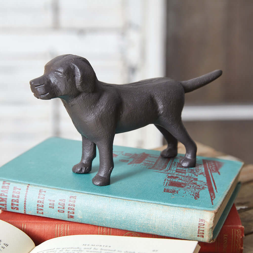 Antique Cast Iron Dog Figurine