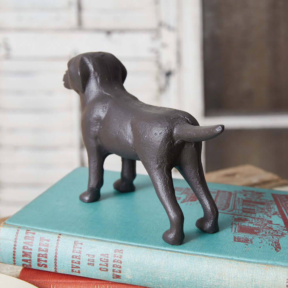 Antique Cast Iron Dog Figurine
