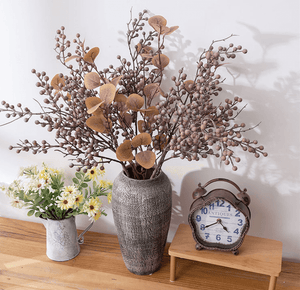 Faux Dried Berry Branch for Rustic Home Décor
