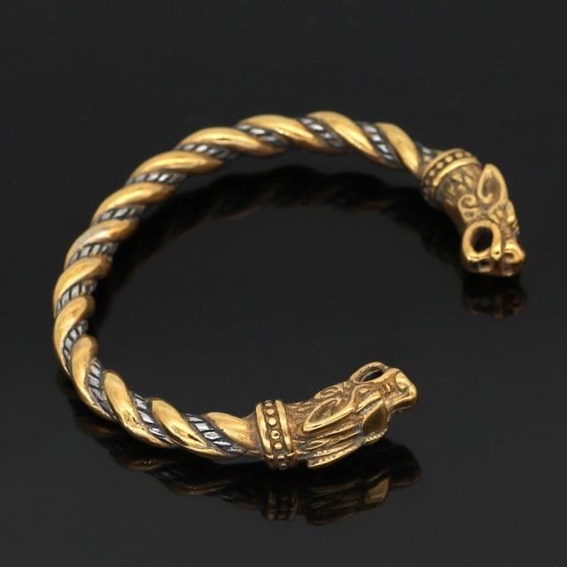 Vikings Wolf Fenrir Stainless Steel Bracelet