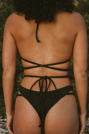 Ivana Bikini Bottoms - Black