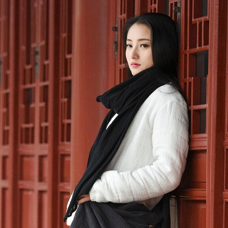 Cotton Linen Large Scarf