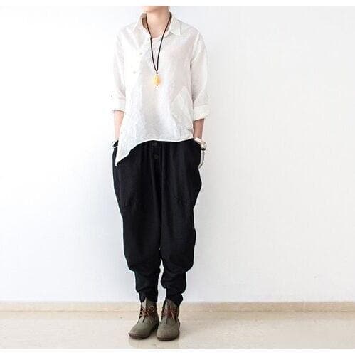 Loose Linen Trousers