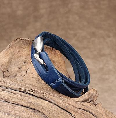 Genuine Leather Layered Bracelet