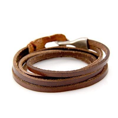 Genuine Leather Layered Bracelet