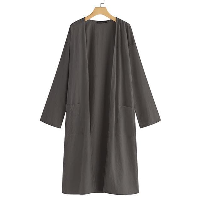 Back to Basics Long Open Stitch Cardigan