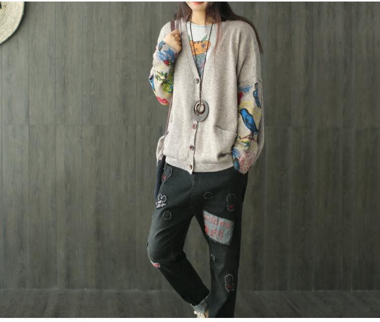 Pristine Nature Inspired Cardigan