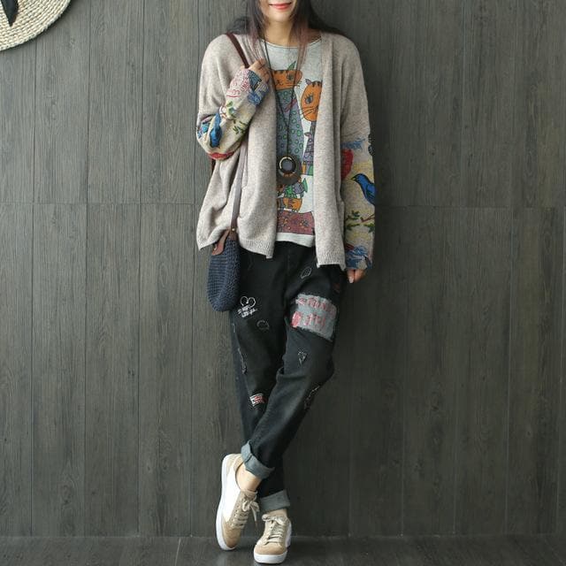Pristine Nature Inspired Cardigan