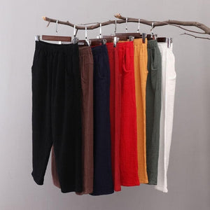 Cotton And Linen Pants | Zen
