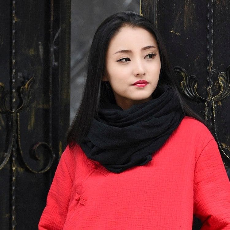 Cotton Linen Large Scarf