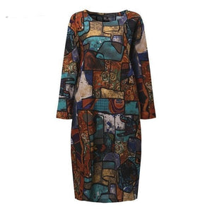 Van Gogh Art Inspired Dress
