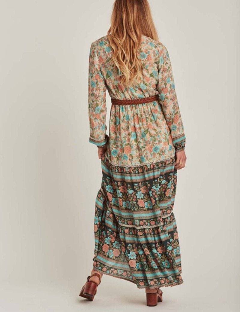 Boho Gypsy Floral Printed Dress