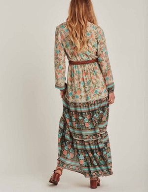 Boho Gypsy Floral Printed Dress