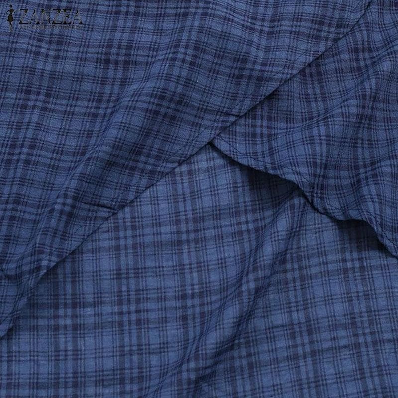 Casual Long Sleeve Asymmetrical Shirt Dress