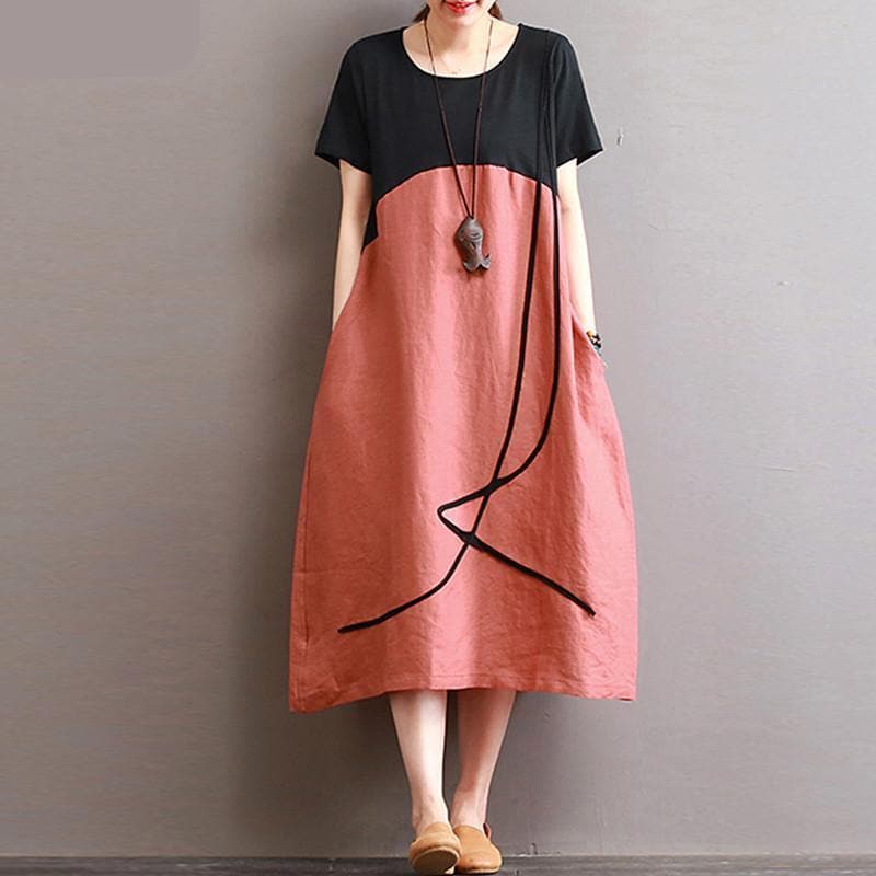 Sweet Shirley Plus Size Midi Dress