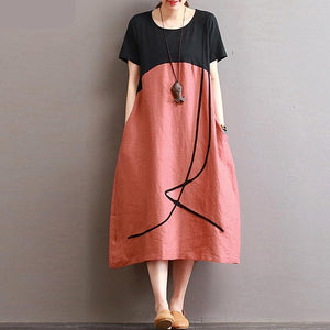Sweet Shirley Plus Size Midi Dress