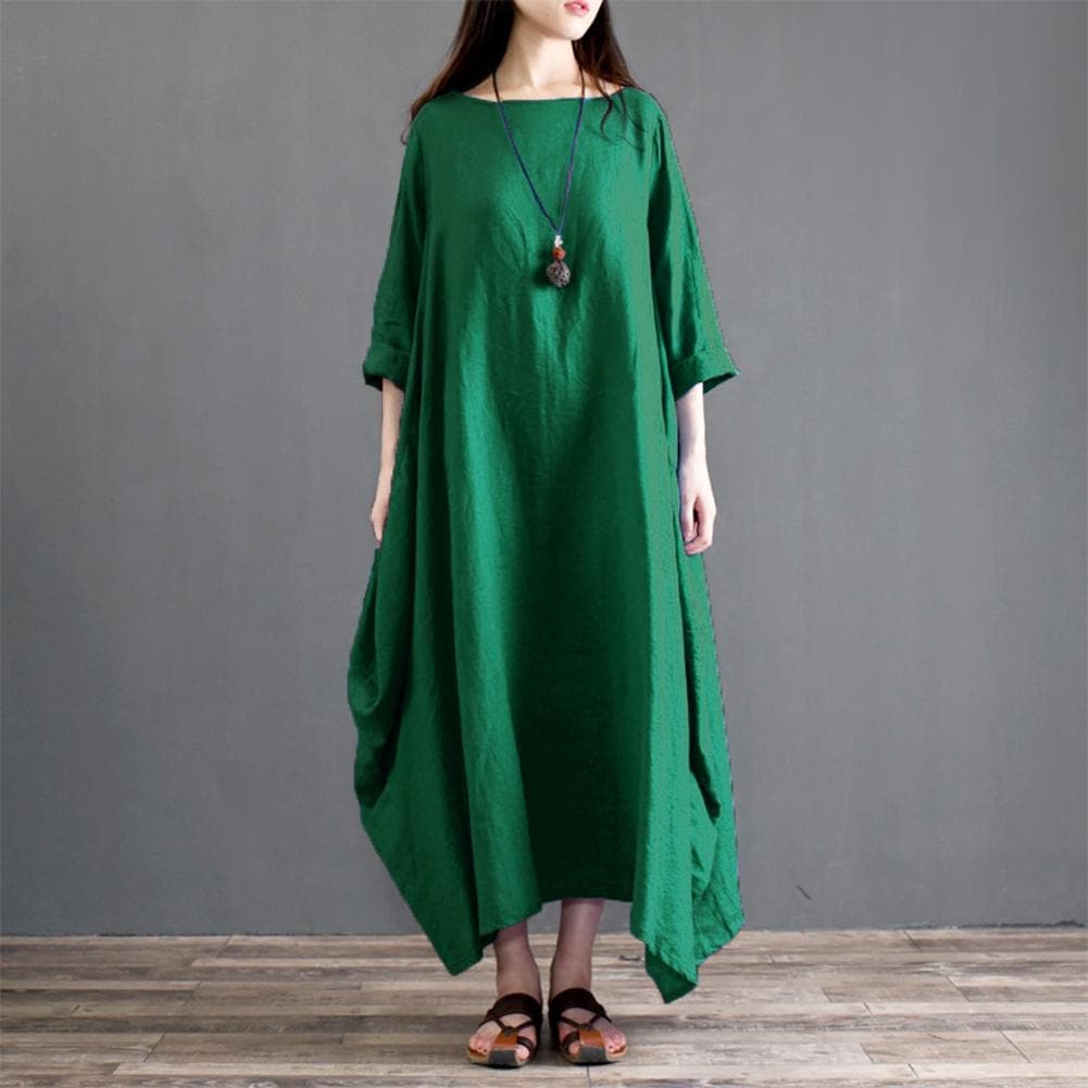 Asymmetrical Oversized Maxi Dress