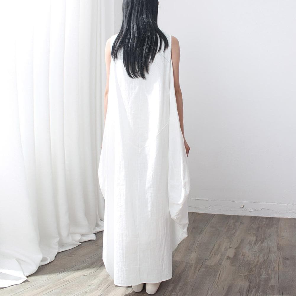 Loose Sleeveless Maxi Dress